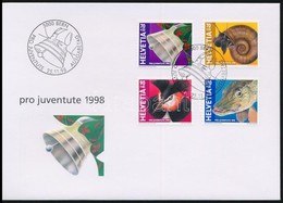 1998 Pro Juventute Sor Mi 1663-1666 FDC-n - Other & Unclassified