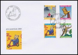 2001 Pro Juventute Sor Mi 1772-1775 FDC-n - Andere & Zonder Classificatie