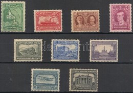 * 1929-1931 Forgalmi Bélyeg Sor/ Definitive Stamp Set Mi 145-153 - Other & Unclassified