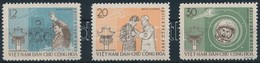 ** 1962 Titow észak-vietnami Látogatása Sor Mi 217-219 - Altri & Non Classificati