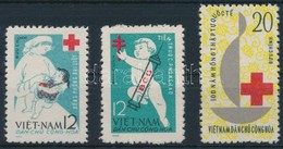 ** 1963 100 éves A Nemzetközi Vöröskereszt Sor Mi 255-257 - Other & Unclassified