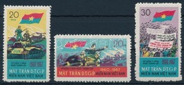 ** Vietkong Kiadás 1967 Felszabadulás Sor Mi 12-14 - Autres & Non Classés