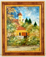 Stolz Tamás (?-): Bakony. Olaj, Farost, Jelzett, Keretben, 40×30 Cm - Altri & Non Classificati