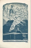 Jan Kon?pek (1883-1950):  Ex Libris Frant. Schmidta, Klisé, Papír, Jelzett A Klisén, 15×10 Cm - Altri & Non Classificati