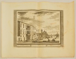 Cca 1715-1750 Domenico Lovisa (1690 K.-1750 K.): Velence: Vendramino Alla Guidecca .rézmetszet, Papír, A Szerz? Il Gran  - Prints & Engravings