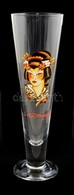 Ed Hardy Feliratú Pohár, Matricás, Hibátlan, M: 25 Cm - Glas & Kristall