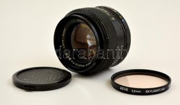 Fuji EBC Fujinon 50mm F/1.4 Objektív, M42 Csatlakozással, Belül Gombás Lencsékkel, Hoya Skylight Sz?r?vel, Els? és Hátsó - Appareils Photo