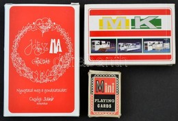 3 Pakli Kártya Eredeti Dobozában (mini Francia Kártya, Sima Francia Kártya, Játssz Ma) - Sonstige & Ohne Zuordnung