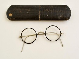 Régi Szemüveg, Tokban - Andere & Zonder Classificatie