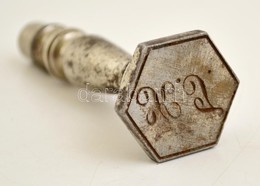 KI Monogramos, Fém Pecsétnyomó  / Seal Maker 8,5 Cm - Autres & Non Classés