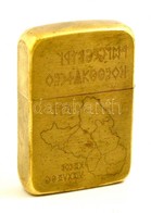 Székely Nemzeti Tanács, Gravírozott Címerrel, Székelyföld Térképpel, Rovásírással Díszített Zippo Fém öngyújtó, 5,5x4x1  - Sonstige & Ohne Zuordnung