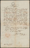 1852 Német Nyelv? Keresztelési Anyakönyvi Kivonat, 15 Kr Szignettával - Non Classés