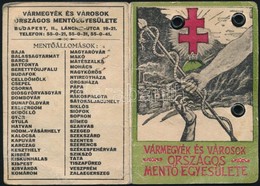 1936 Bp., Vármegyék és Városok Orsz. Ment?egyesülete által Kiadott Fényképes Igazolvány, Fotó Sérült - Ohne Zuordnung