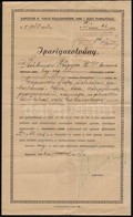 1942 Stühmer Frigyes Csokoládé és Cukorka Kereskedés Kaposvári Fióküzletének Iparigazolványa, Kaposvár Polgármesterének  - Non Classés