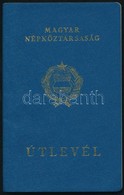 1970 Magyar útlevél Svájci, Jugiszláv, Osztrák, Stb. Vízumokkal, Bejegyzésekkel - Unclassified