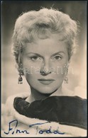 Dorothy Anne Todd 1909-1993)  Színészn? Aláírt Fotója / Autograph Signed Photo - Autres & Non Classés