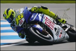 Valentino Rossi (1979-) Motorversenyz? Aláírása Fotón, / Autograph Signature - Autres & Non Classés