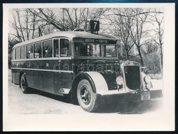 Cca 1960-1940 Budapest, Az 7-es Busz A Keleti Pályaudvar és Az Eskü Tér Között, Utólagos El?hívás, 9x12 Cm - Other & Unclassified