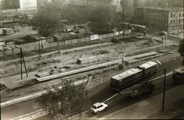 1983 Budapest, Várostörténeti Felvételek A Kacsóh Pongrác úti Felüljáró és Villamos Vágányok építésér?l, 33 Db Szabadon  - Andere & Zonder Classificatie