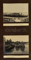 1914 Szendr? A Bö?s Nev?, Vasút-szállító Komp Hajó. Nagy Gradiste, Margareta Hajó Cukaricánál, A Kevevári Kiköt?. 4 Db é - Sonstige & Ohne Zuordnung