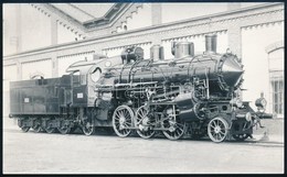 MÁV 322. Mozdony, Kés?bbi  Feliratozott Sajtófotó, 10×16 Cm  / MÁV 322. Locomotive, Modern Copy Of Vintage Photo - Sonstige & Ohne Zuordnung