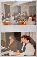 Cca 1990 Egy Magyar Diplomata Fotó Naplója. Kb 120 Db Fénykép Hivatalos Programokról, Tárgyalásokról Igényes Berakóban.  - Sonstige & Ohne Zuordnung