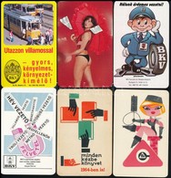 Cca 1960-1992 Vegyes Kártyanaptár Tétel, 16 Db - Publicités