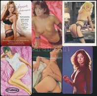 1980-2017 6 Db Erotikus Kártyanaptár - Publicités