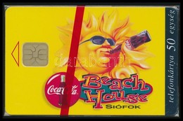 1997 Coca Cola Beach House Siófok,  Használatlan Telefonkártya, Bontatlan Csomagolásban. - Non Classificati