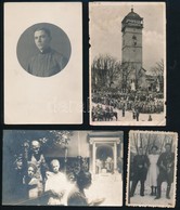Cca 1915-1940 Katonákat ábrázoló Fotók, Közte A Felvidék Felszabadulásának Alkalmából Kiadott Fotólap, 6×9 és 14×9 Cm - Sonstige & Ohne Zuordnung