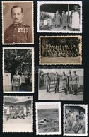Cca 1938-1945 Katonafotók A II. Világháborúból, 8 Db, 6×5 és 9×6 Cm Közötti Méretekben - Sonstige & Ohne Zuordnung