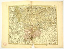 Tirol Térképe Jean Welch: Karte Der Gefürsteten Grafschaft Tyrol Nebst Vorarlberg...  Augsburg, 1797. Nagyméret? Színeze - Other & Unclassified