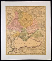 1720 Johann Baptist Homann: Oroszország és A Fekete Tenger Környékének Térképe. Tabula Geographica Qua Pars Russiae Magn - Altri & Non Classificati
