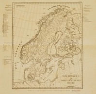 Cca 1810 A Balti Félsziget. Rézmetszet? Térképe. / Etched Map Of The Baltic Area 32x38 Cm - Other & Unclassified