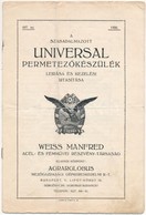 1930 A Szabadalmaztatott Universal Permetez?készülék Leírása és Kezelési Utasítása, Weiss Manfréd Acél- és Fémm?vei Rész - Zonder Classificatie