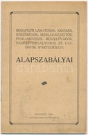 1935 Bp., A Budapesti Lakatosok, Késesek, Köször?sök, Mérlegkészít?k, Puskam?vesek, Reszel?vágók, Vasesztergályosok és V - Non Classés