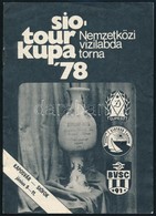 1978 Sió'tour Kupa, Nemzetközi Vízilabda Torna M?sorfüzete - Non Classés