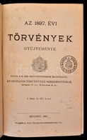 Az 1897-dik évi Törvények Gy?jteménye. Bp., 1897, Országos Törvénytár Szerkeszt?sége., Pesti Könyvnyomda Rt., IV+390 P.  - Unclassified