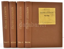 Ókori Lexikon I-IV. Szerk.: Dr. Pecz Vilmos. Tudománytár. Bp., 1984, Könyvértékesít? Vállalat. Kiadói Egészvászon Kötés, - Non Classificati