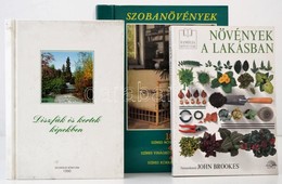 3 Db Növénytermesztéssel, Kertészkedéssel Foglalkozó Könyv: Díszfák és Kertek Képekben, John Brookes: Növények A Lakásba - Ohne Zuordnung