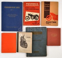 Pannónia Motorkerékpár Témájú Könyvek, 7 Db: 

Alkatrészjegyzék A Pannonia 250 Cm3. TLT, TLF, TLD, TLB, és TLB-M Típusú  - Non Classés