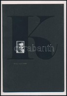 Kormos István. 1923-1977. Bp.,1978, Egyetemi Nyomda, 12 Sztl. Lev. Kiadói Papírkötés. Megjelent 250 Példányban, Vízjeles - Ohne Zuordnung