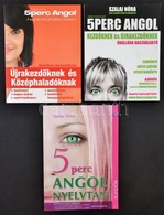 Szalai Nóra: 5perc Angol. 3 Db Nyelvkönyv, Kezd?knek és újrakezd?knek, Középhaladóknak, Nyelvtan. Kiadói Papírkötés, újs - Zonder Classificatie