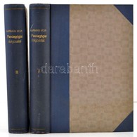 Kármán Mór Paedagógiai Dolgozatai Rendszeres összeállításban I-II. Bp., 1909, Eggenberger-féle Könyvkereskedés. Félvászo - Unclassified