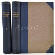 Kármán Mór Paedagógiai Dolgozatai Rendszeres összeállításban I-II. Bp., 1909, Eggenberger-féle Könyvkereskedés. Félvászo - Zonder Classificatie