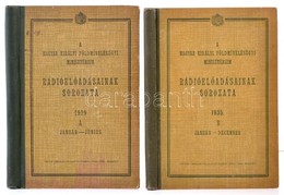 A Magyar Királyi Földmívelésügyi Minisztérium Rádióel?adásainak Sorozata 1928, 1935  A-B Sorozat. Bp., é. N., Pátria. Sz - Zonder Classificatie