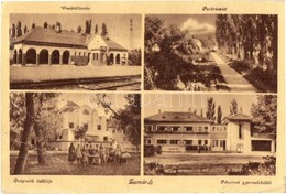 * Balaton (Révfülöp, Zamárdi, Balatonalmádi) - 4 Db Régi Képeslap / 4 Pre-1945 Postcards - Unclassified