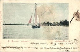 T2/T3 1901 Balatonfüred, 'Balaton' Vitorlás. Köves és Boros Kiadása (Rb) - Zonder Classificatie