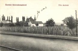 T2 1914 Balatonkeresztúr, Villa Részletek A Vasúti Sín Mellett - Non Classificati