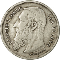 Monnaie, Belgique, 2 Francs, 2 Frank, 1909, TB+, Argent, KM:59 - 2 Francs